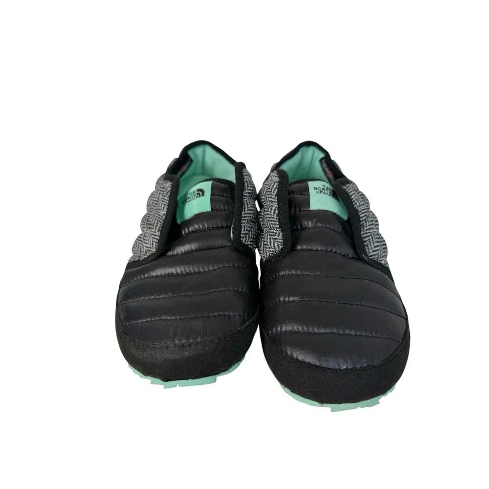 The North Face ThermoBall Traction Mules Black And White Pattern‎ Women's Size 5